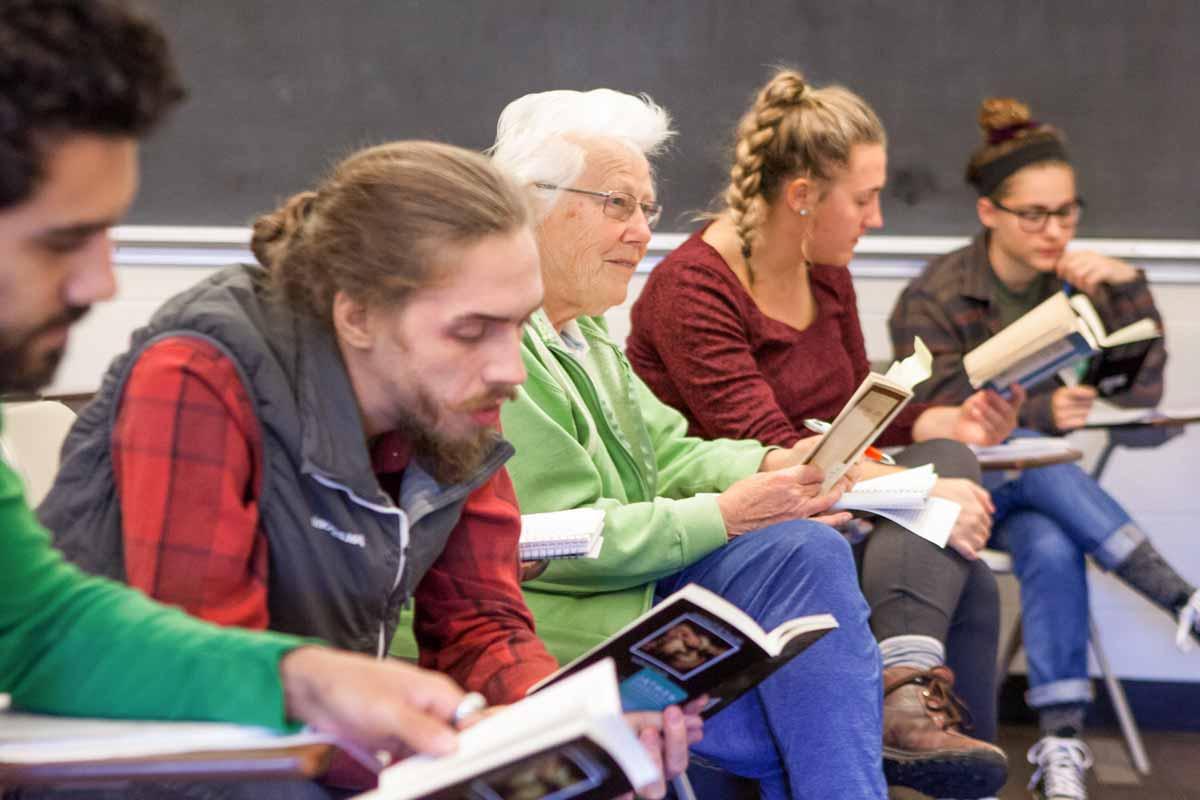 Students in a Spanish Studies class